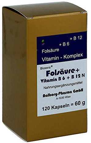 Folsäure+Vitamin B6+B12 Komplex N Kapseln