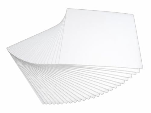 Major Brushes Safe Print Foam Sheets 300mm x 300mm - Pack of 25 Sheets