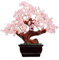 Parma77 Feng Shui Natur Rosenquarz Kristall Baum Bonsai-Stil Dekoration für Reichtum und Glück