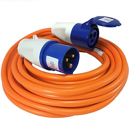 Semloh CPL ML10 Mains Extension Lead, 10 m, Orange