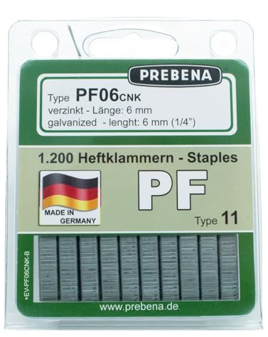 Heftklammern Prebena Type PF06CNK-B 1.200 St.