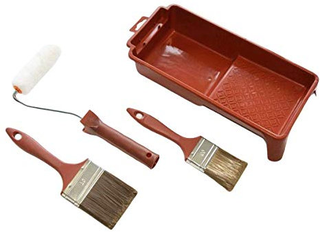 5-teiliges Lasur-Set, für Anstriche mit Lasuren & Öle