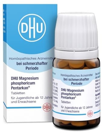 DHU Magnesium phosphoricum Pentarkan, 80 St. Tabletten | Natürliche Hilfe bei Periodenschmerzen – das Original – umweltfreundlich im Arzneiglas