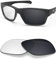BlazerBuck Anti-salz Ersatzgläser für Oakley Jupiter Squared OO9135 - Klares Schwarz Photochrom