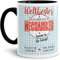 KFZ Mechaniker-Tasse Weltbester Mechaniker Beruf/Auto/Lustig/Spruch/Geschenk-Idee/Arbeit/Innen & Henkel Schwarz