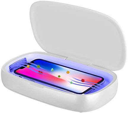 LTLWSH Caja de Desinfección UV Celular Caja De Esterilizador UV Multifunción con Aromaterapia Compatible para teléfonos móviles, cosméticos, Herramientas de Limpieza, Relojes