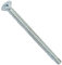 AERZETIX - C44709 - Lot de 100 - Vis à tôle autoperceuses Ø4.8x70mm à tête fraisée - DIN 7504 P - à empreinte PH/cruciforme - en acier zingué - bardage tôle ossature métallique - couleur argent