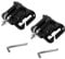 Jubaopen 2 Stück Kamera Halter Clip für Gürtel, Kamera Gürtel Halter DSLR-Kamera Aufhänger Gürtelclip Kamera Gurt Halterung mit 2 Schraubenschlüssel für Canon Nikon Sony DSLR (8.4×6.9×3.8cm Schwarz)