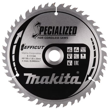 Makita E-11156 Lame de scie TCT 190 mm x 45 dents