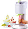 HHORB Machine à crème glacée domestique automatique, capacité de 1,5 litre, bricolage, rapide, facile nettoyer et lisse, pour les enfants, pâte fruits congelée, 220 V