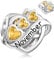 LANBEIDE November Geburtsstein Charms, 925 Sterling Silber Infinity Love Herz Perlen Charms für Pandora Armband Halskette Geburtstagsgeschenke für Frauen