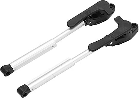 Aste di Supporto Finestra RV Telescopiche 230mm - 2 Pezzi in Lega di Alluminio per Caravans e Yacht, Resistente all'Ossidazione