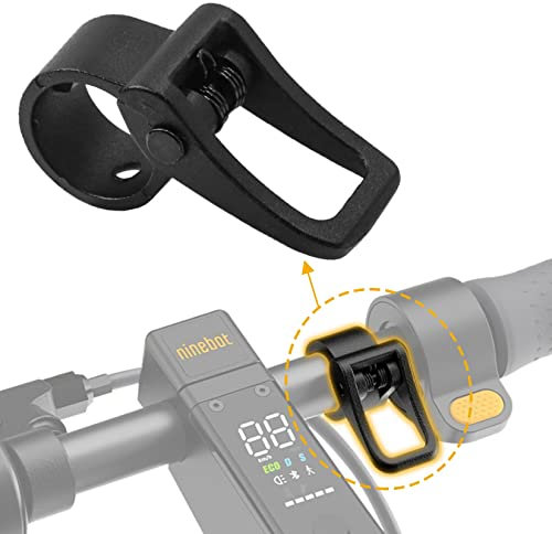 Felixstory Original Klapphaken, Faltringschnalle für Segway Ninebot Max G30 Elektroroller, universeller Fronthänger-Klapphaken, Scooter-Aufhängerschnalle, Faltschließe, Zubehör