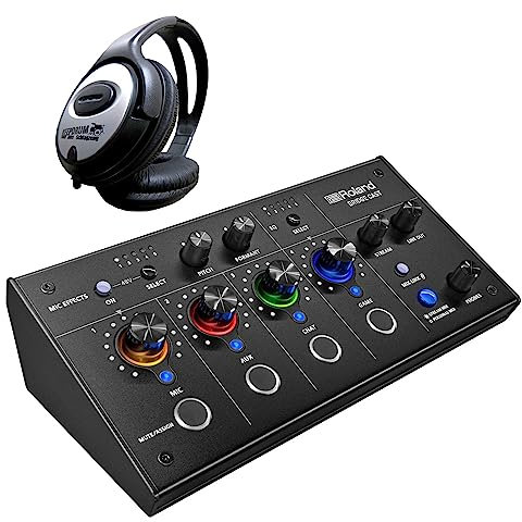 Roland Bridge Cast Dual Bus Gaming Mixer Solution complète pour streaming audio + casque Keepdrum
