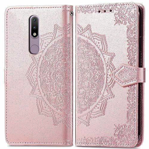 BIIULHCI Hülle für Nokia 2.4,Klappbar Leder Tasche Case Cover,Handyhülle für Nokia 2.4 Kartenfach Standfunktion Schutzhülle Klapphülle Lederhülle