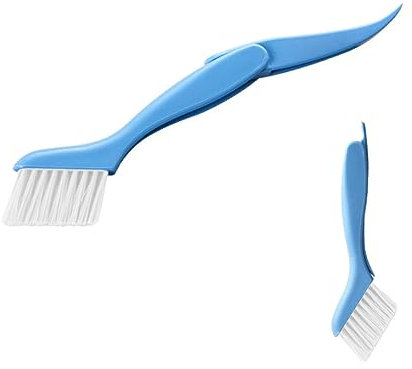 FRCOLOR 2 Pcs 2 1 Corner Cleaning Brush Window Cleaner Brush Hip Pads Inserts Decorative Spray Bottle Happy Birthday Party Plates Hard Cleaning Brush Cup Brush 2 in 1 Brush Pot