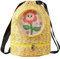 NLAND Sportivo Zaino con Coulisse Impermeabile Bambini Grande Borsa da Palestra Zaino da Nuoto Sacca Sportiva con Portascarpe per Ragazzi Ragazze (Giallo)