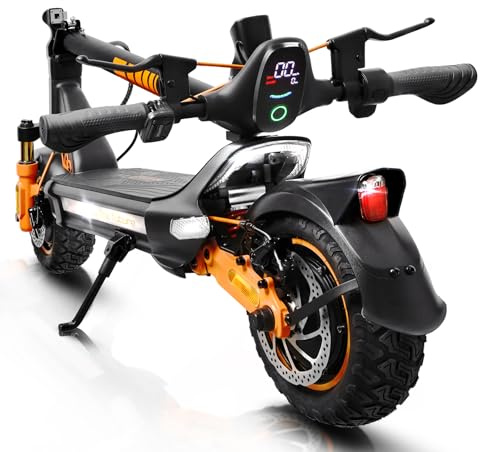 Electric Scooter Adult, 1600W*2 Dual Motor RZ1000, Up to 40-50 Miles Long Range/MAX Speed 31 Mph, Self-Sealing Off Road Tires with 1152Wh Battery & Dual Suspension Commuting Fast Electric Scooter