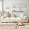 Yahbrra Samt Sofabezug 1 2 3 4 Sitzer, L Form Sofaüberwurfe, Ecksofa Sofa überzug Pets Dog Couch überzug Anti-rutsch Sofaschutz, Waschbar Couchbezug(White,110~210cm)