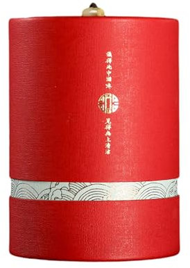 Contenedor de almacenamiento de té de cultura china, caja de té, tarro de almacenamiento de té, tarro de almacenamiento de té portátil, papel para té suelto