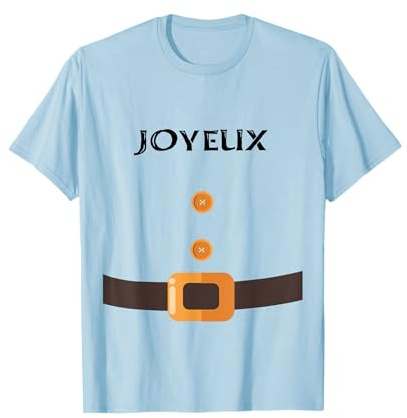 AMIS DES CONTES DE FÉES Costume de Nain Carnaval Halloween pour Groupes de 7 Sept T-Shirt Bleu S Unisex Coupe Classique Manche Courte Col Rond T-shirt Basique Facile à Faire