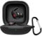 YAODLE Compatible for Beats Fit Pro Case, Silicone Shockproof Protective Cover with Carabiner(Black)