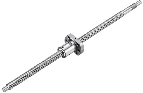 QUARKZMAN Vite a Ricircolo di Sfere SFU1204 (Diametro 12mm, Passo 4mm, Lunghezza 350mm) con Dado a Ricircolo di Sfere Kit Standard di Fine Lavorazione per Macchine CNC BK/BF12