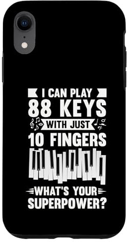 Carcasa para iPhone XR Piano - Música jazz Compositor de teclado - Pianista