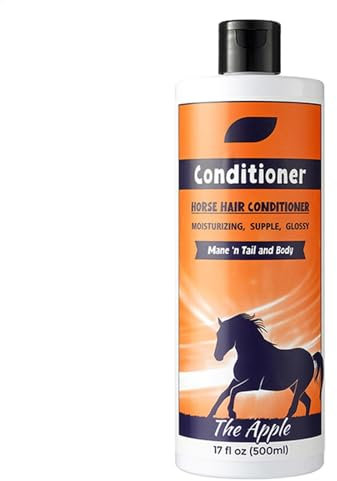 Mane and Tail Shampoo, Deep Nourishing Detangler Conditioner, 500ml/520g Horse Grooming Supplies, Coat Cleanser Shower Gel for Cleansing and Conditioning