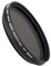 Qukaim Fotga - Filtro ND variabile Slim Fader da 49 mm, densità neutra regolabile da ND2 a ND400, vetro ottico, 10 stop, filtro per obiettivo della fotocamera, accorie fotografiche