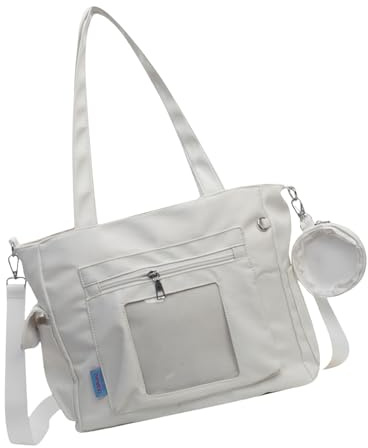 UncleS Große Kapazität Canvas Handtasche Mit Verstellbarem Riemen Schulter Crossbody Tasche Für Den Täglichen Bedarf Und Modische Outfits Anime Tasche