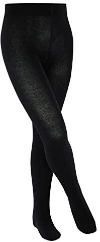 ESPRIT Unisex Kinder Foot Logo Strumpfhose atmungsaktive nachhaltige biologische Baumwolle verstärkt strapazierfähig rutschfrei flache Naht für druckfreie Fußspitze einfarbig 1 Stück