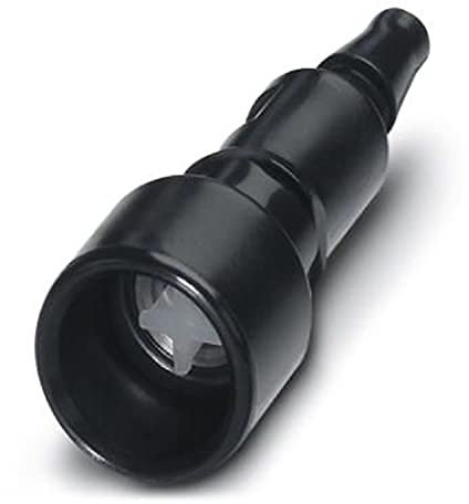 PHOENIX CONTACT HC-M-PN3-3.00-BU-V Pneumatik Buchse mit Ventil, 3.0mm Schlauchinnendurchmesser, Schwarz, 10 Stück