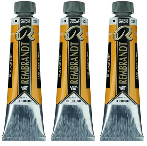 Rembrandt Huile tube 40 ml Série 1-228 Ocre jaune clair