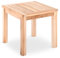 MACOShopde by MACO Möbel Beistelltisch aus massivem Teak Holz wetterfest für Garten Balkon und Terrasse – Quadratischer Holztisch 50 x 50 cm