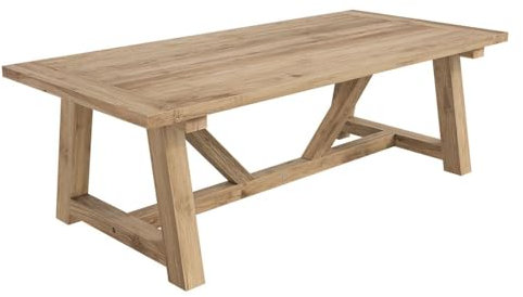 OUTLIV. Gartentisch Marbella, Recyceltes Teak, wetterfest, rustikaler Holztisch, 10 Sitzplätze, langlebig, natürlicher Ölgehalt, 240x100 cm