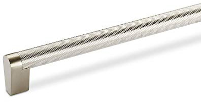 SOTECH Möbelgriff GRATE BA 320 mm gerändelt Edelstahloptik matt | Kommodengriff Türgriff Bügelgriff