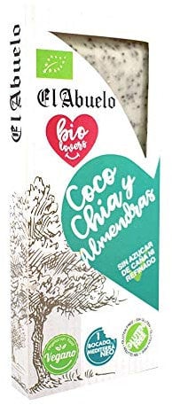 El Abuelo Biolover Turron Coco Chia Almendras 200 Gr 200 Gr - 400 g