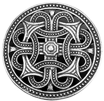 Sharplace Wikinger Brosche Schmuck keltische Gewandnadel Mittelalter Anstecknadel Dekorative für Mantel, Schal
