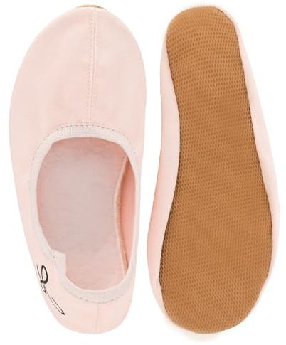 Siegertreppchen® Chaussures de Danse 32 Rose - Chaussures Ballerines Classiques pour Le Yoga, la Gymnastique, Le Jazz pour Enfants et Adultes
