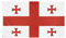 Stormflag Georgien Flagges (90cmx150cm) Polyester Pongee 90g mit Ösen mit Doppelnadel genäht.
