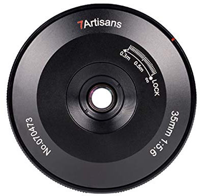 7artisans 35mm f5.6 Full-Frame Manual Focus Ultra-Thin Lens for Leica Panasonic L Serise Mirrorless Camera S1 S1H S1R