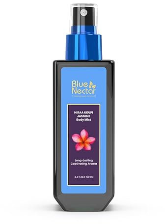 Blue Nectar Niraa Udupi Jasmine Body Mist for Long-Lasting Freshness and Relaxation (100ml)