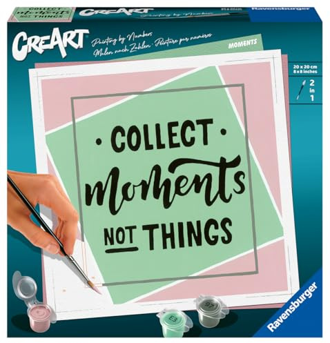 Ravensburger CreArt - Malen nach Zahlen 20270 Collect Moments, not Things ab 12 Jahren