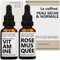 COFFRET | Peau Sèche | 1x Huile de ROSE Musquée BIO + 1x Sérum MULTI-ACTION à la vitamine C, E et provitamine A + huile de kiwi BIO | Visage | 100% naturel | 2x30ml