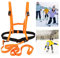 Hilft Kleinkindern das Skifahren zu Lernen, Kinder-Skitrainer-Gurt, Ski-Trainingsgurt, Sicherheitsgurte für Eislaufen (Orange)