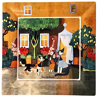 Goebel Rosina Wachtmeister Dekoteller UNA Bellissima GIORNATA 30cm Porzellan