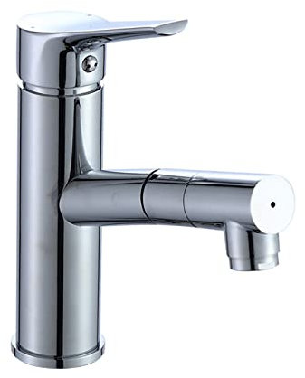 LeGDOr Miscelatore lavabo da Cucina con doccetta Estraibile Rubinetto Miscelatore a 2 modalità di Getto per Cucina Lavello Bagno Miscelatore lavabo con Doccia