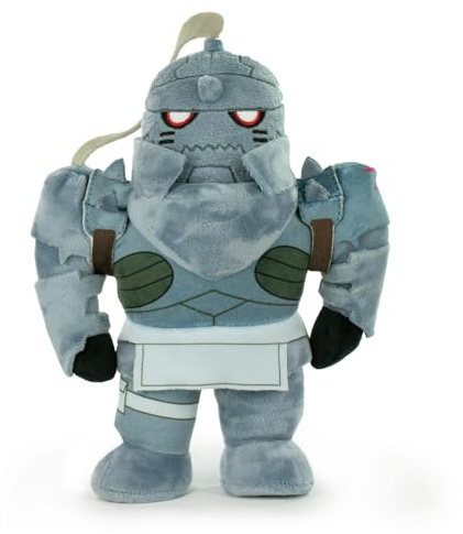 BARRADO Fullmetal Alchemist Kuscheltier - Alphonse, 26 cm, Grau, Anime, Plüsch