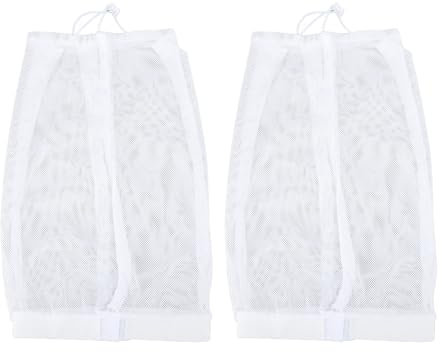 SIXRUN 2 Stück Netz-Plopping-Kappe, Verstellbarer Riemen, Wiederverwendbar, Zum Trocknen von Lockigem Haar, Netz-Plopping-Haube für Zuhause, Reisen, Netz-Plopping-Diffusor-Kappe